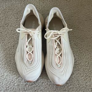 Cream Adidas sneakers